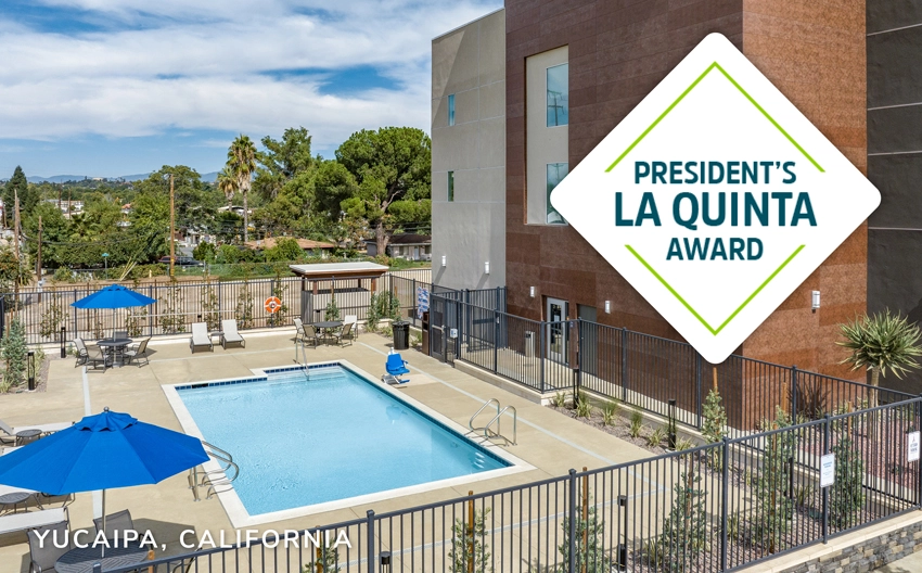 Pacific Inns Properties Earn 2025 Presidents La Quinta Award Yucaipa California